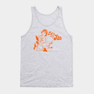 Let's Cause A Stir - The Peach Fuzz Tank Top